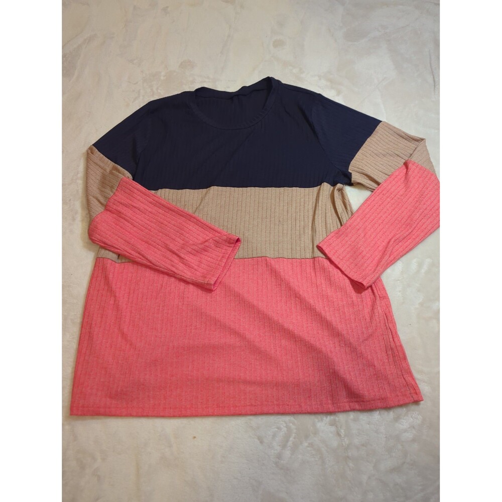 Colorblock Long Sleeve Top